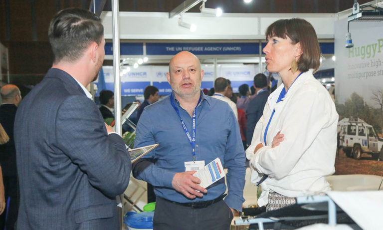 Frank & Wieke explaining about NRS International at DIHAD 2019